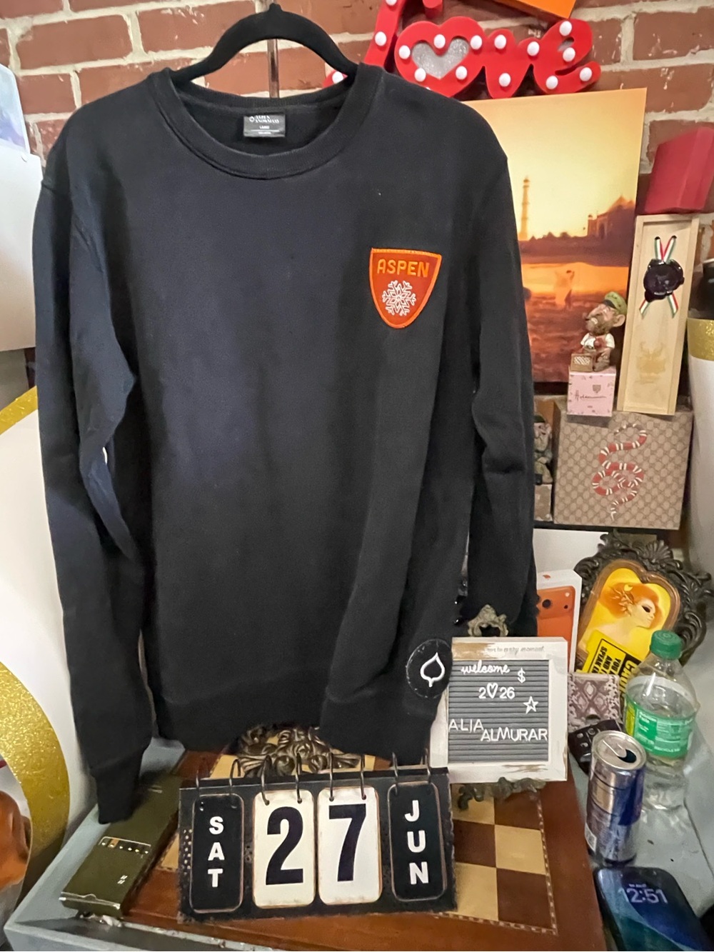 Aspen Resort Men’s Sweatshirt